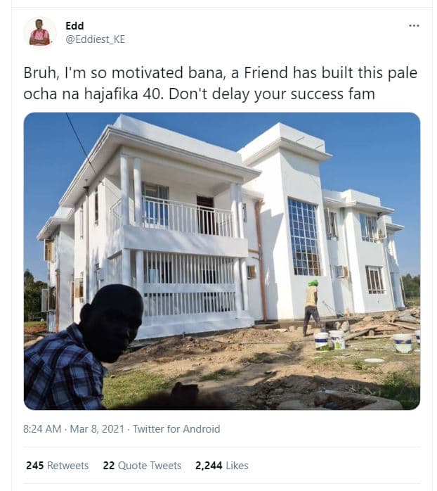 Edd eddiest_ke bruh, i'm so motivated bana, friend has built this pale ocha na h