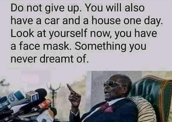 Do not give up. you will also have a car and a house one day. look at yourself n