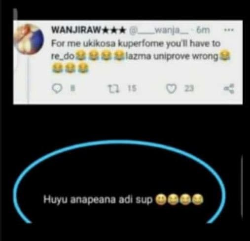 Anjiraw wonia 6m for me ukikosa kuperfome youll have t0 teedo 8 lozma uniprove w