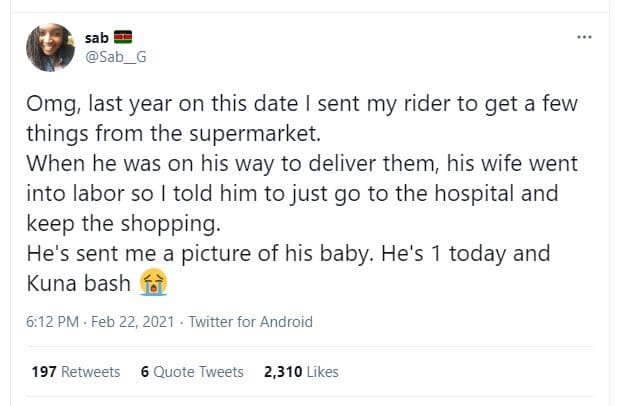 Sab sab_g omg last year on this date sent my rider to get a few things from the