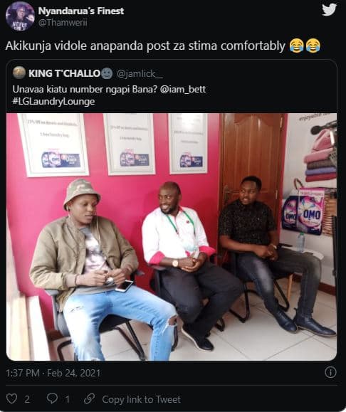 Nyandarua' finest thamwerii akikunja vidole anapanda post za stima comfortably k