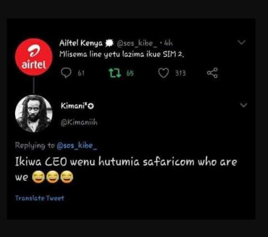 Aiftel kenyc sos_kibe 6h hlisema line yetu lazima ikue sih 2. airtel 61 ll 65 31
