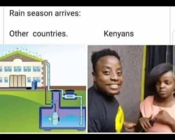 Rain season arrives other countries. kenyans