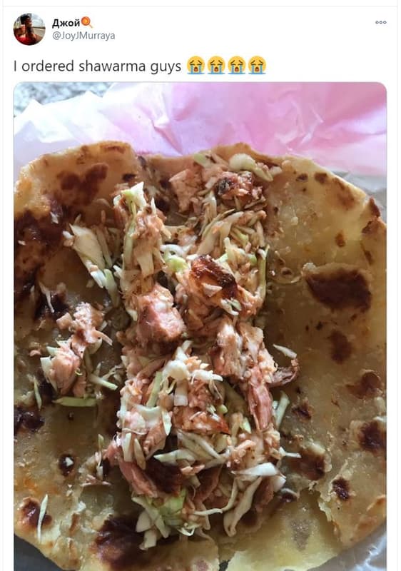 Axxov joyjmurraya ordered shawarma guys fàfàfàhà