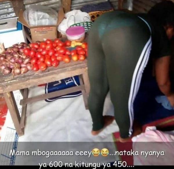 Mama mbogaaaaaa eeey nataka nyanya ya 600 na kitungu ya 450.