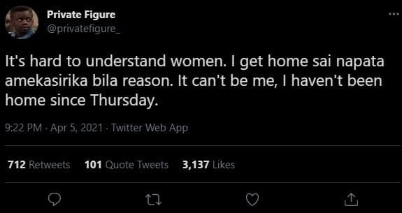 Private figure privatefigure it's hard to understand women. get home sai napata