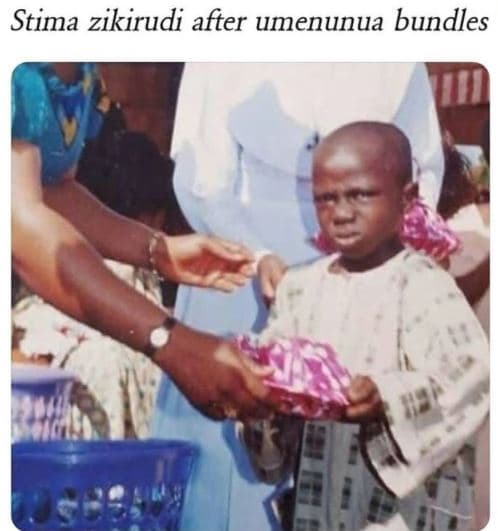 Stima zikirudi after umenunua bundles