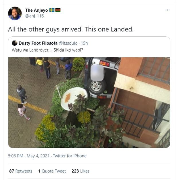 The anjeyo anj_116 _ all the other guys arrived. this one landed. dusty foot fil