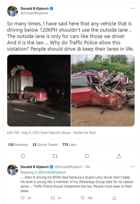 Donald b kipkorir donaldbkipkorir so many times, have said here that any vehicle