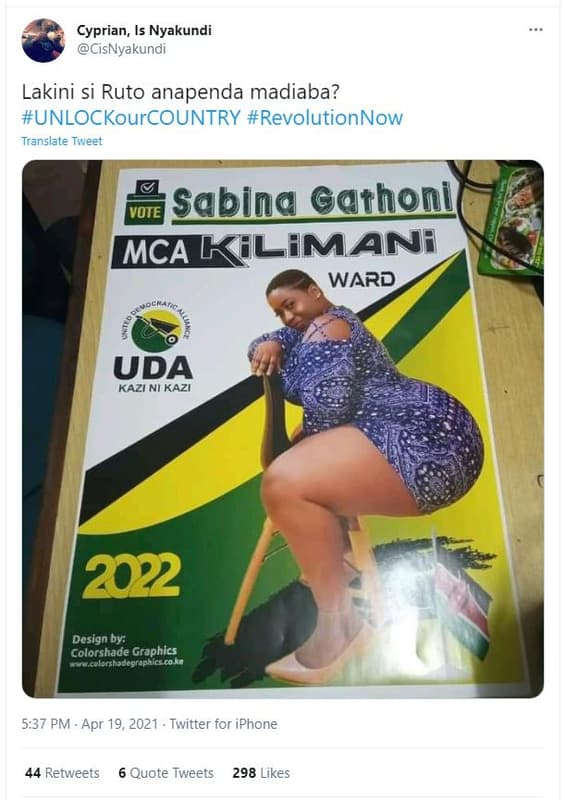 Cyprian, is nyakundi cisnyakundi lakini si ruto anapenda madiaba? unlockourcount