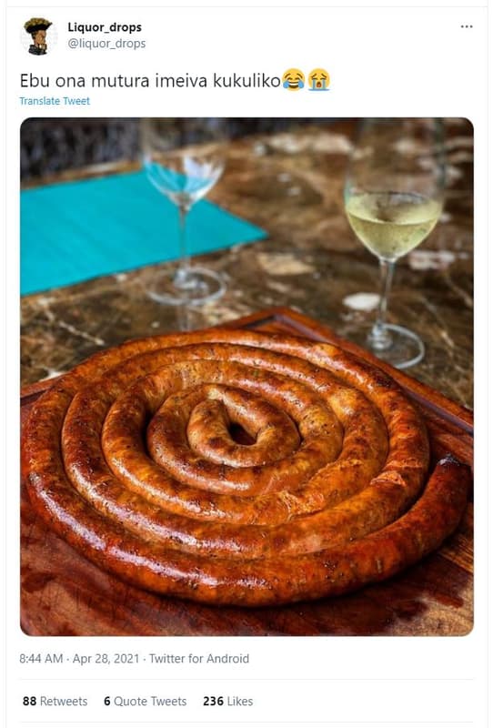 Liquor_drops liquor drops ebu ona mutura imeiva kukuliko translate tweet 8,44 am