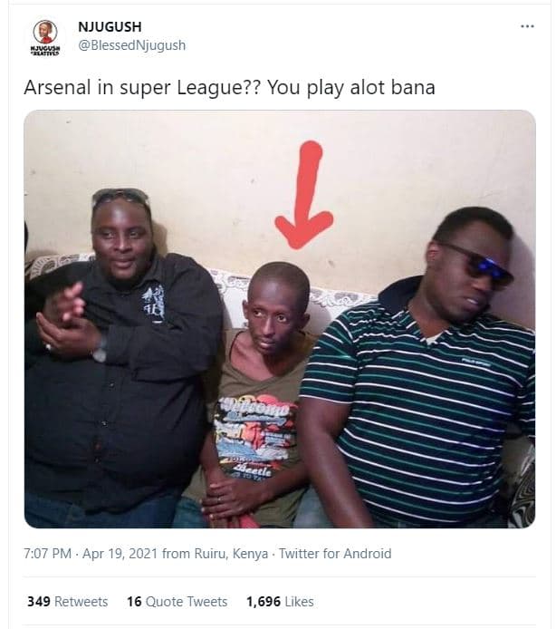 Njugush ucye blessednjugush arsenal in super league?? you play alot bana 7.07 pm