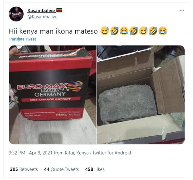 Kasambalive kasambalive hii kenya man ikona mateso sbest4 translate tweet bufab