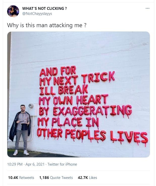 What's not clicking notchayyslayys why is this man attacking me hłwgxt trick and