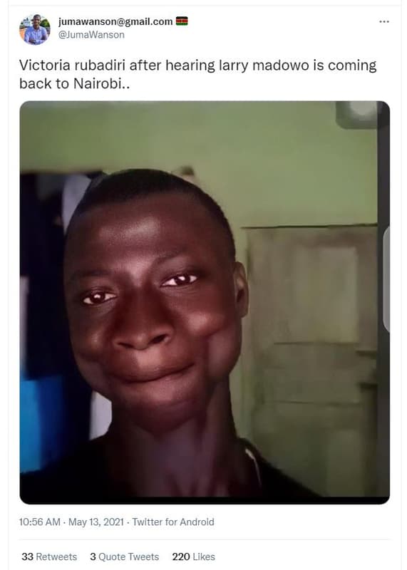 Jumawansongmail.com jumawanson victoria rubadiri after hearing larry madowo is c