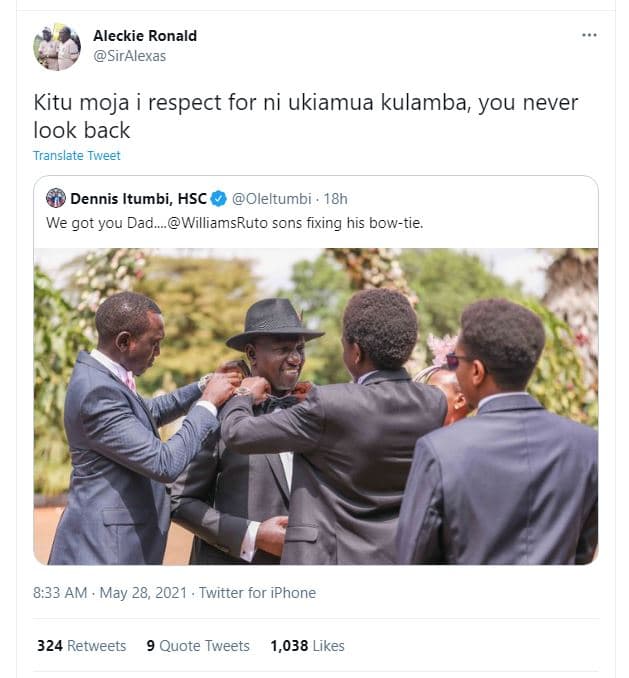 Aleckie ronald siralexas kitu moja respect for ni ukiamua kulamba you never look