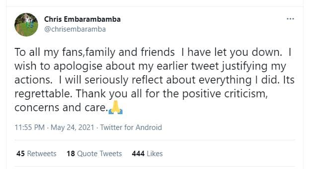 Chris embarambamba chrısembaramba to all my fans, family and friends have let yo