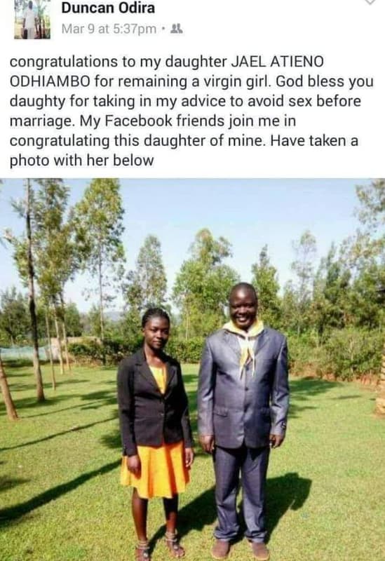 Duncan odira mar 9 at 5.37pm congratulations to my daughter jael atieno odhiambo