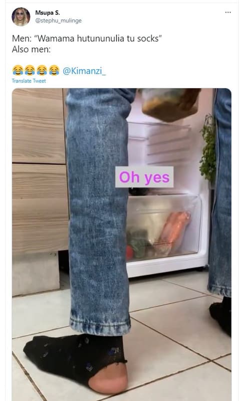 Msupa 5. stephu_mulinge men wamama hutununulia tu socks also men e62 kimanzi _ t