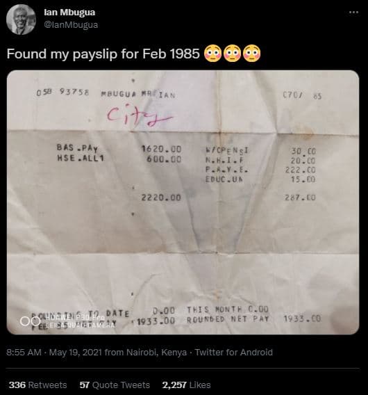 Lan mbugua lanmbugua found my payslip for feb 0s0 pbugu aa ian c1 7ci bas hse 3l