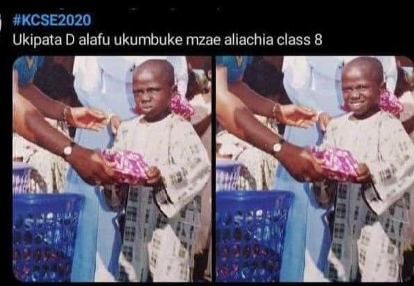 Kcse2020 ukipata d alafu ukumbuke mzae aliachia class 8