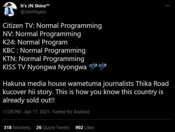 Its jn shine johnngeru citizen tv normal programming nv normal programming k24 n