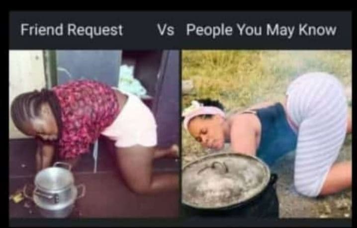 Friend request vs people you may know
