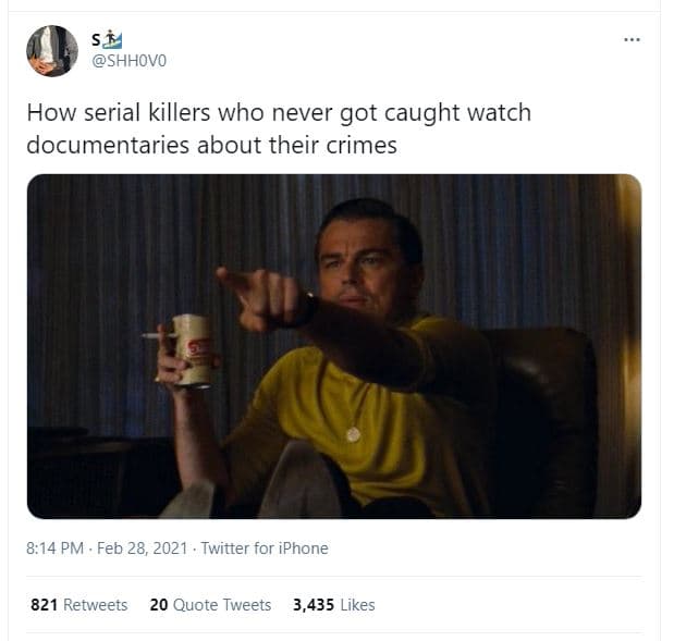 Shhovo how serial killers who never got caught watch documentaries about their c