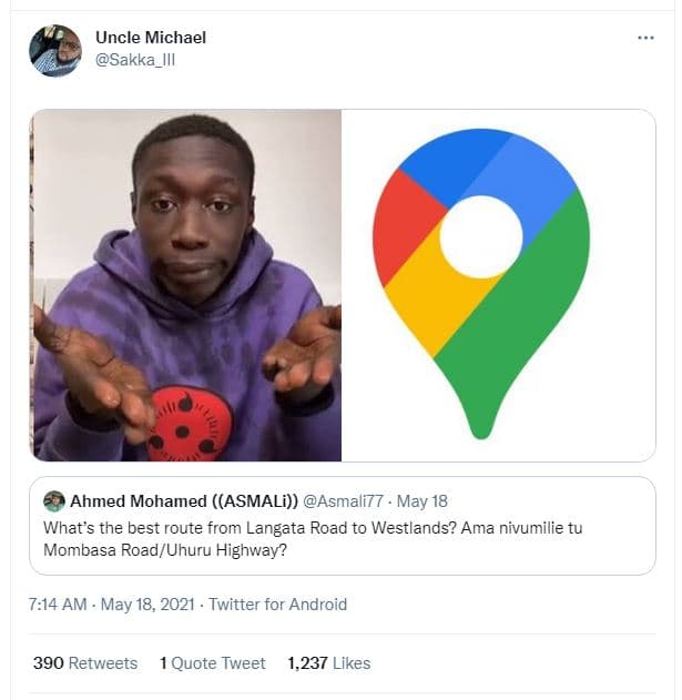 Uncle michael sakka ahmed mohamed asmali asmali77 may 18 what's the best route f