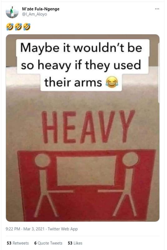 M'zée fulangenge i_am_aloyo 942 maybe it wouldn't be so heavy if they used their