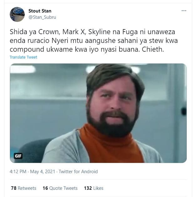 Stout stan stan_subru shida ya crown mark x skyline na fuga ni unaweza enda rura