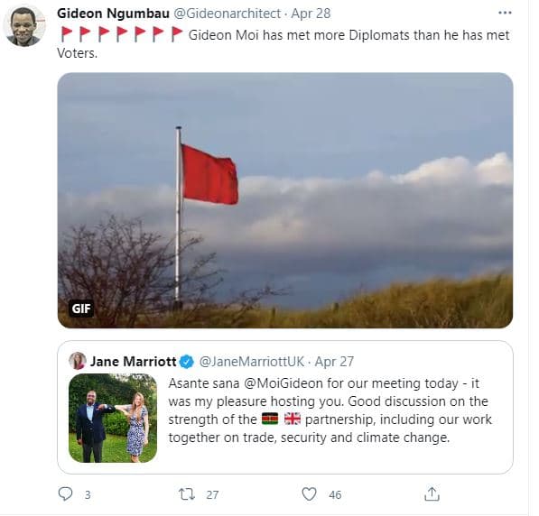 Gideon ngumbau gideonarchitect apr 28 ff gideon moi has met more diplomats than