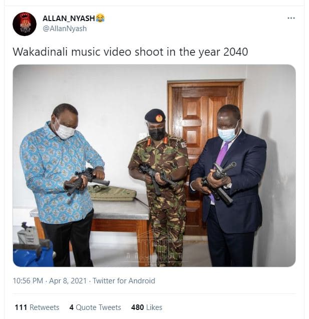 Allan_nyash allannyash wakadinali music video shoot in the year 10.56 pm . apr 8
