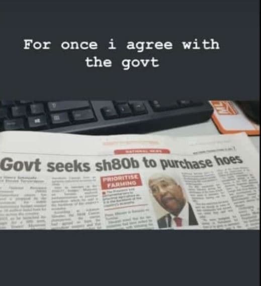For once i agree with the govt govt seeks sh8ob to purchase hoes