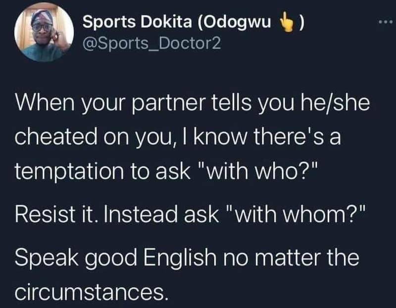 Sports dokita odogwu sports_doctor2 when your partner tells you helshe cheated o