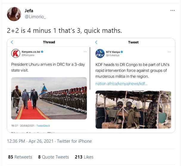 Jefa limorio _ 22 is 4 minus that's 3, quick maths thread tweet kenyans co,kr ag