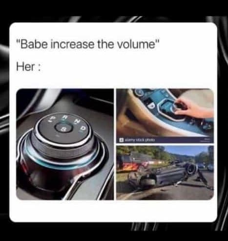 Babe increase the volume her