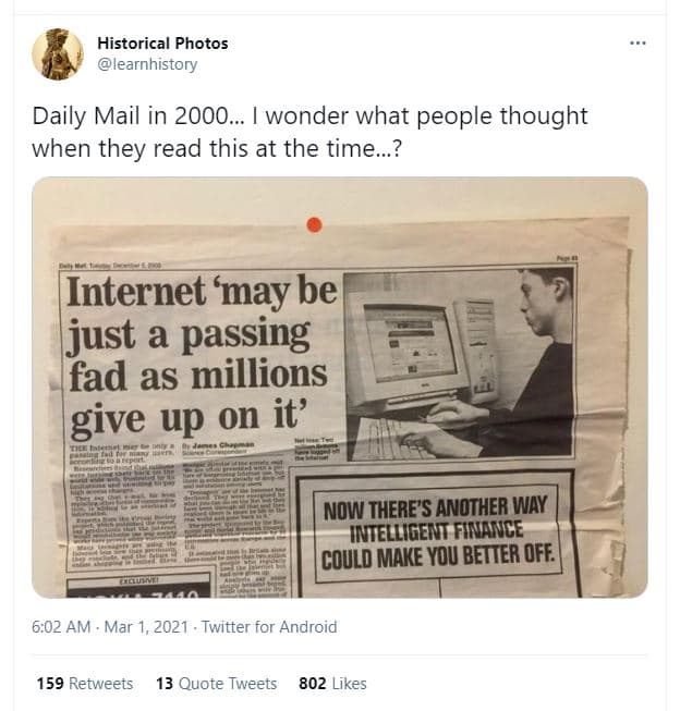 Historical photos learnhistory daily mail in . wonder what people thought when t