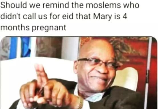 Should we remind the moslems who didn't call us for eid that mary is 4 months pr
