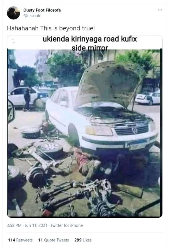 Dusty foot filosofa itssoulo hahahahah this is beyond true! ukienda kirinyaga ro