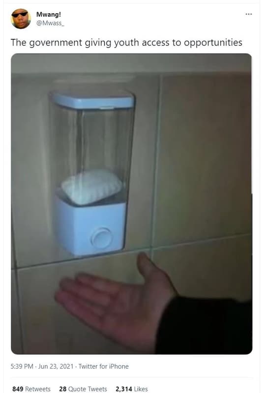 Mwang! mwass the government giving youth access to opportunities 5.39 pm jun 23,