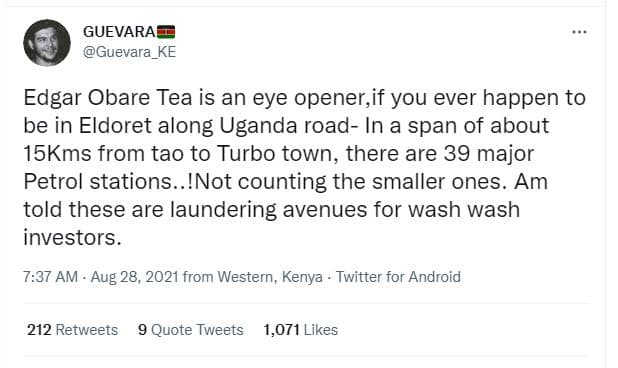 Guevara guevara_ke edgar obare tea is an eye opener,if you ever happen to be in
