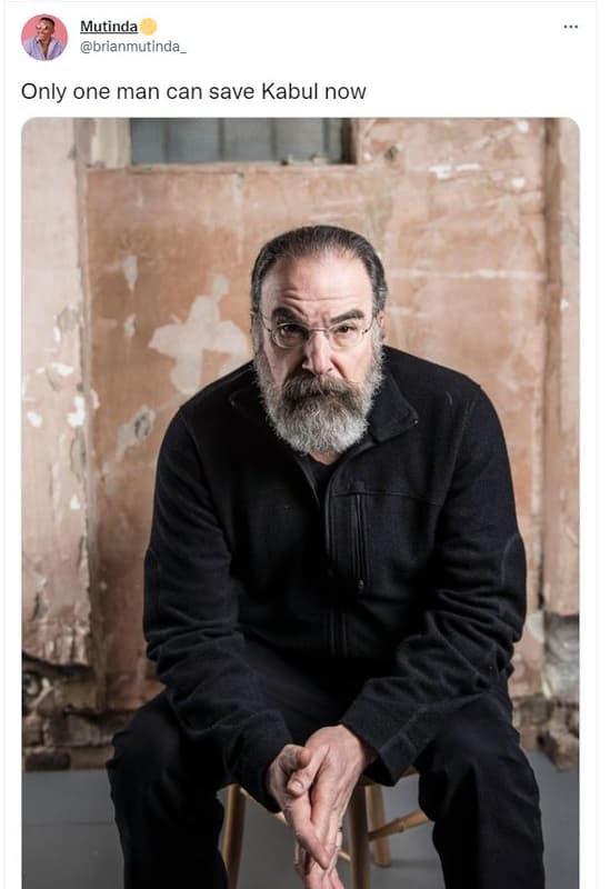 Mutinda brianmutinda_ only one man can save kabul now