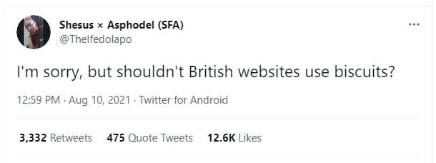 Shesus asphodel sfa thelfedolapo im sorry but shouldn't british websites use bis