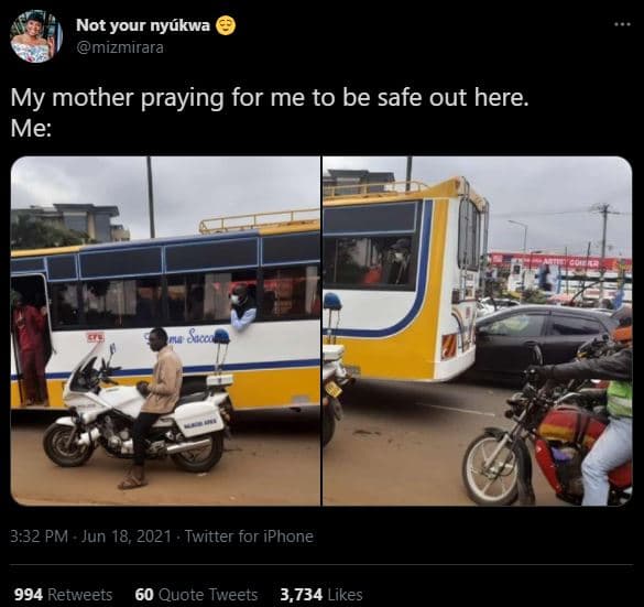 Not your nyukwa mızmırara my mother praying for me to be safe out here. me 3.32