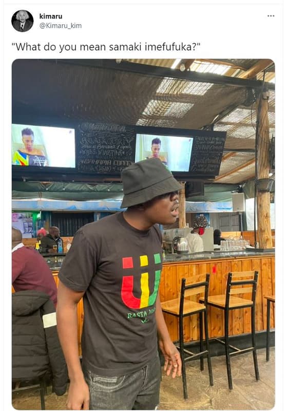 Kimaru kimaru_kim what do you mean samaki imefufuka? i rasta