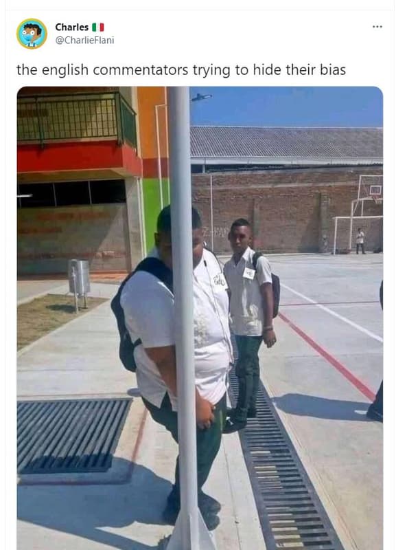 Charles charlieflani the english commentators trying to hide their bias