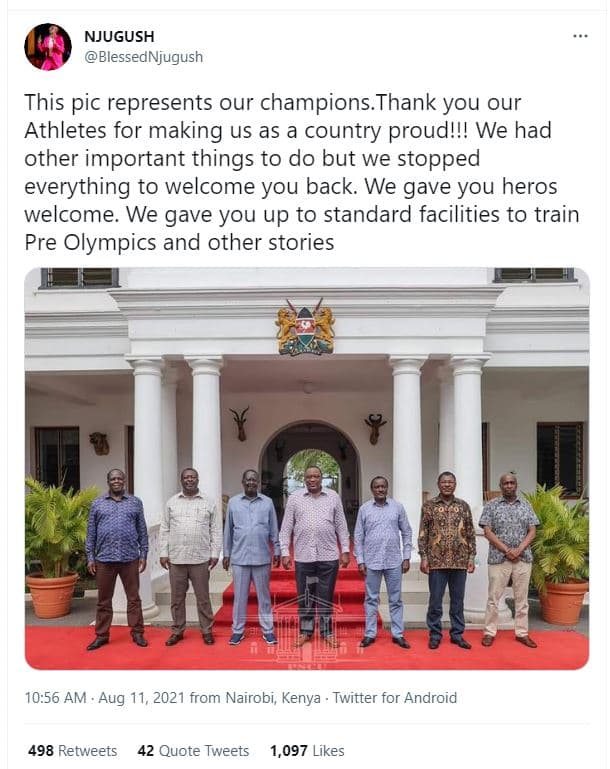 Njugush blessednjugush this pic represents our champions thank you our athletes