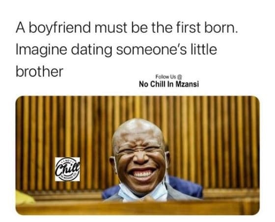 A boyfriend must be the first born. imagine dating someone's little brother fo o