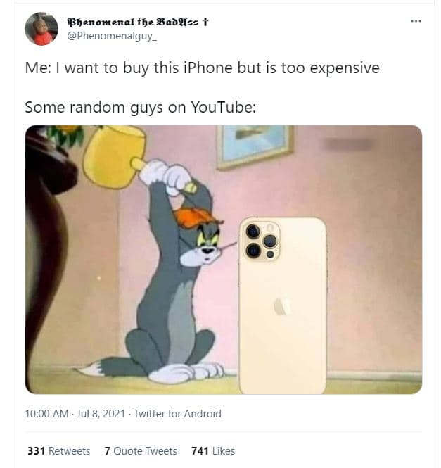 Phenomtenal the baqlss phenomenalguy _ me want to buy this iphone but is too exp